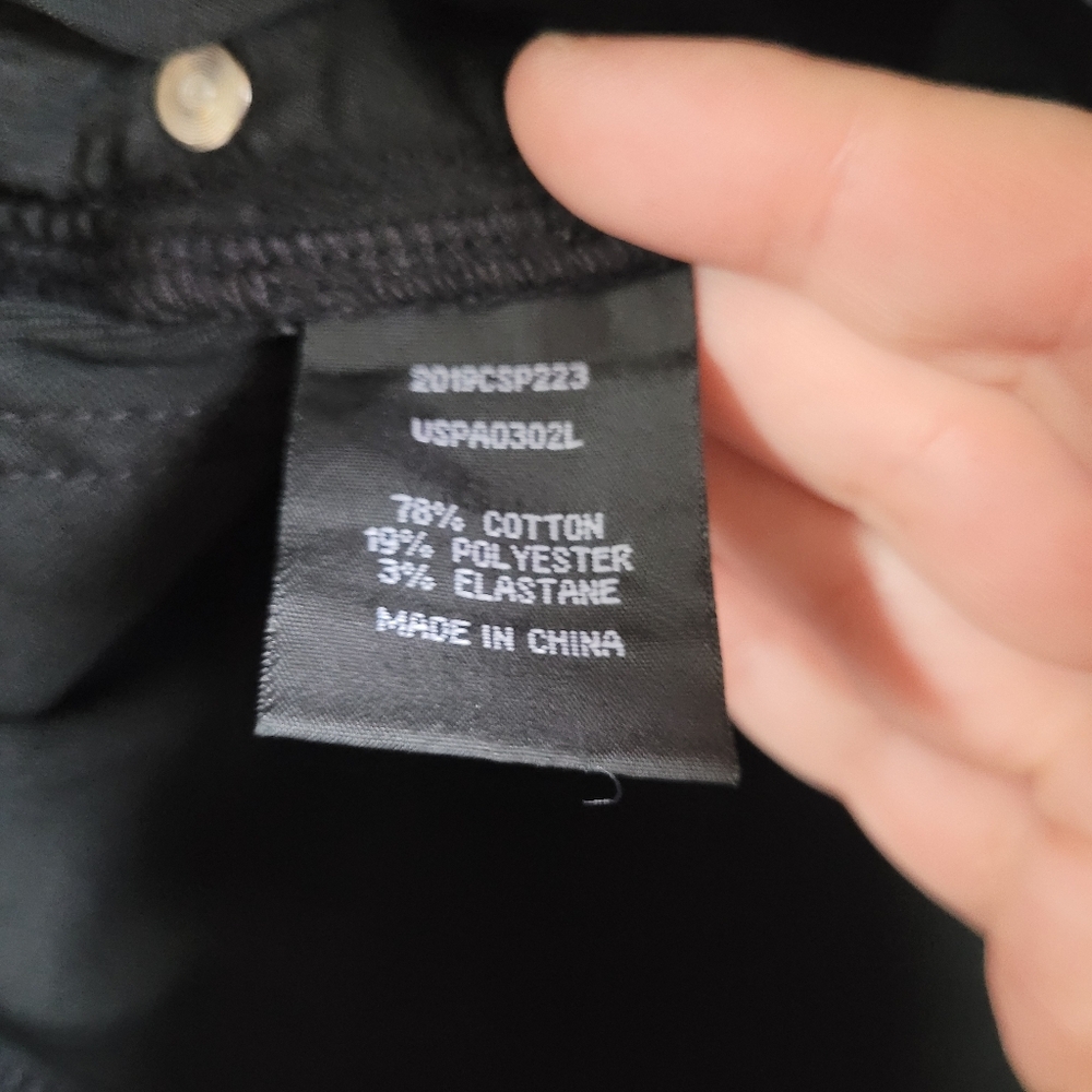 New Universal Standard Solid Black Siene Mid Rise… - image 6